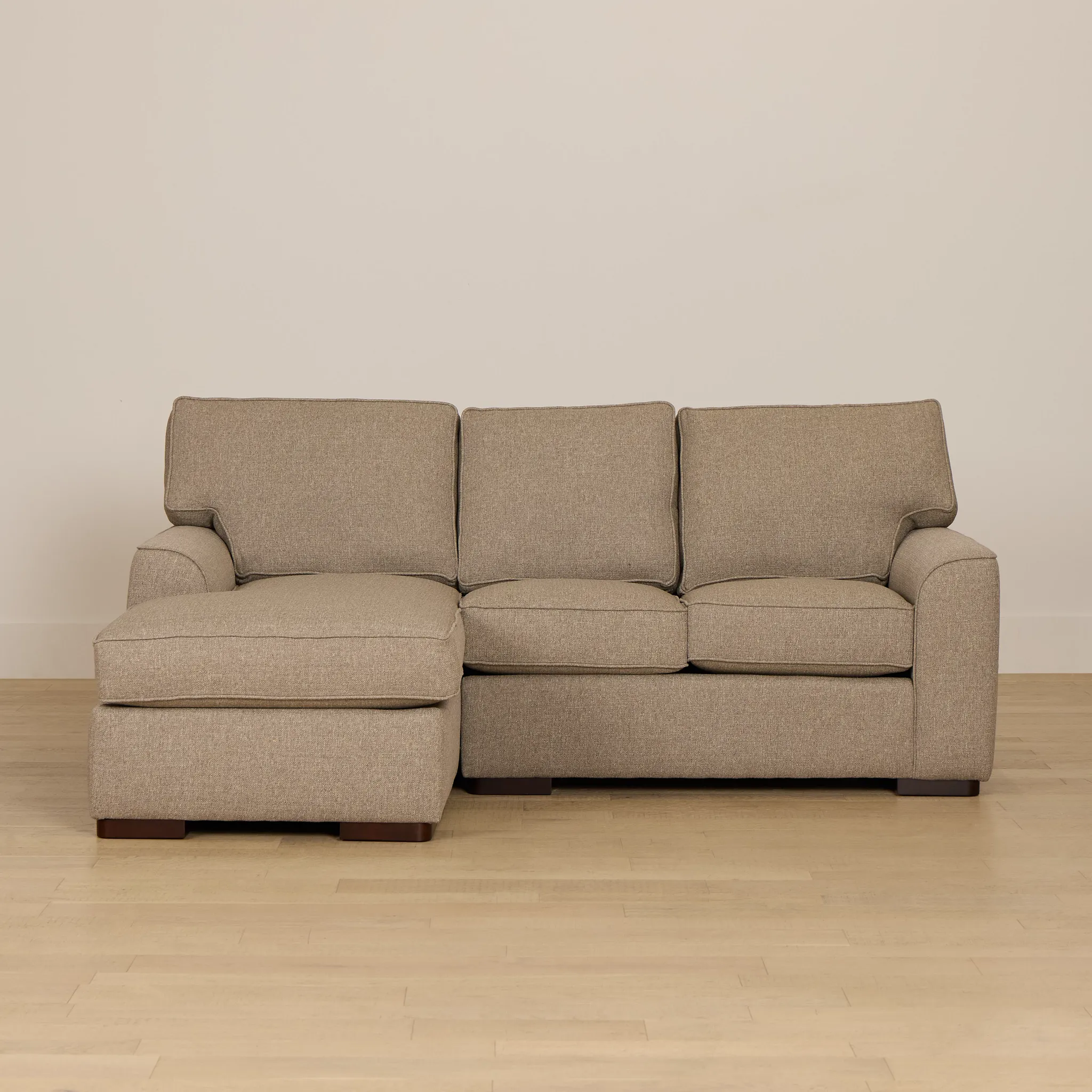 Sinclair Brown Fabric Left Chaise Sectional