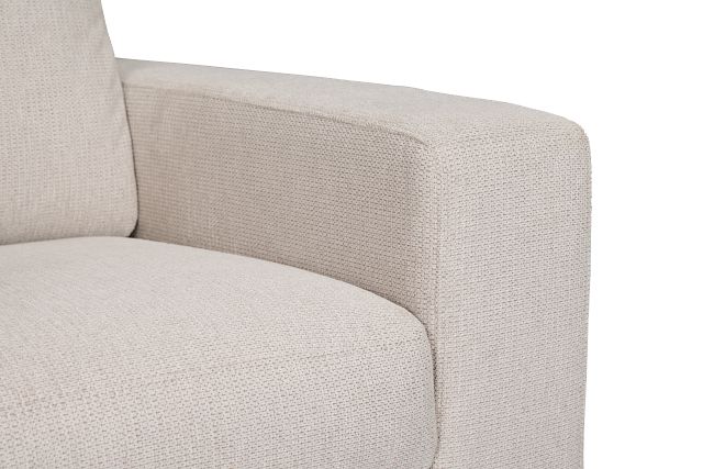 Carmen Light Beige Fabric Loveseat