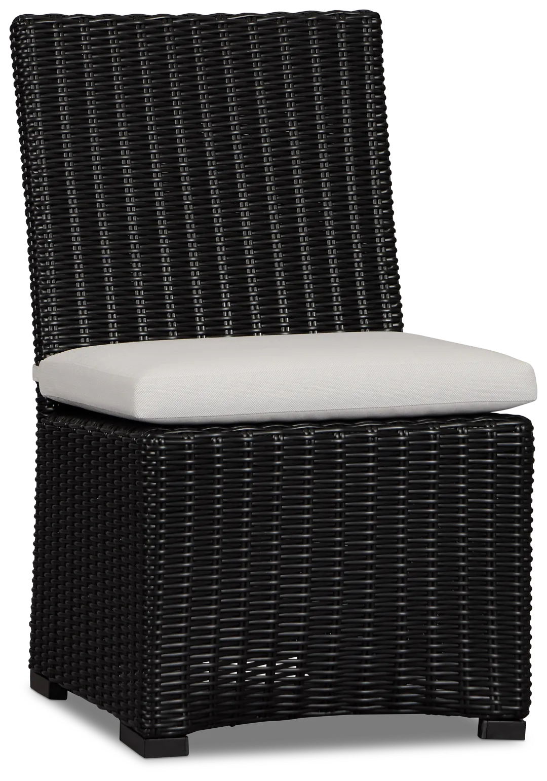 Montecito Black Cushioned Side Chair