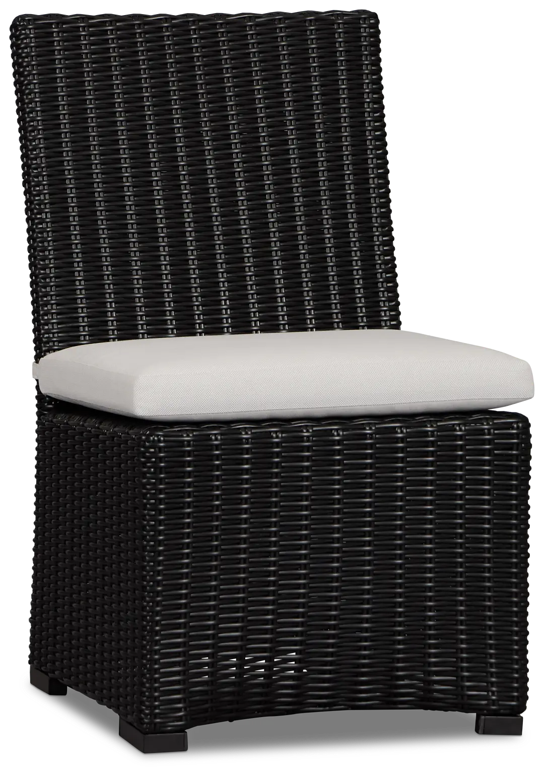 Montecito Black Cushioned Side Chair Montecito Black Cushioned Side Chair