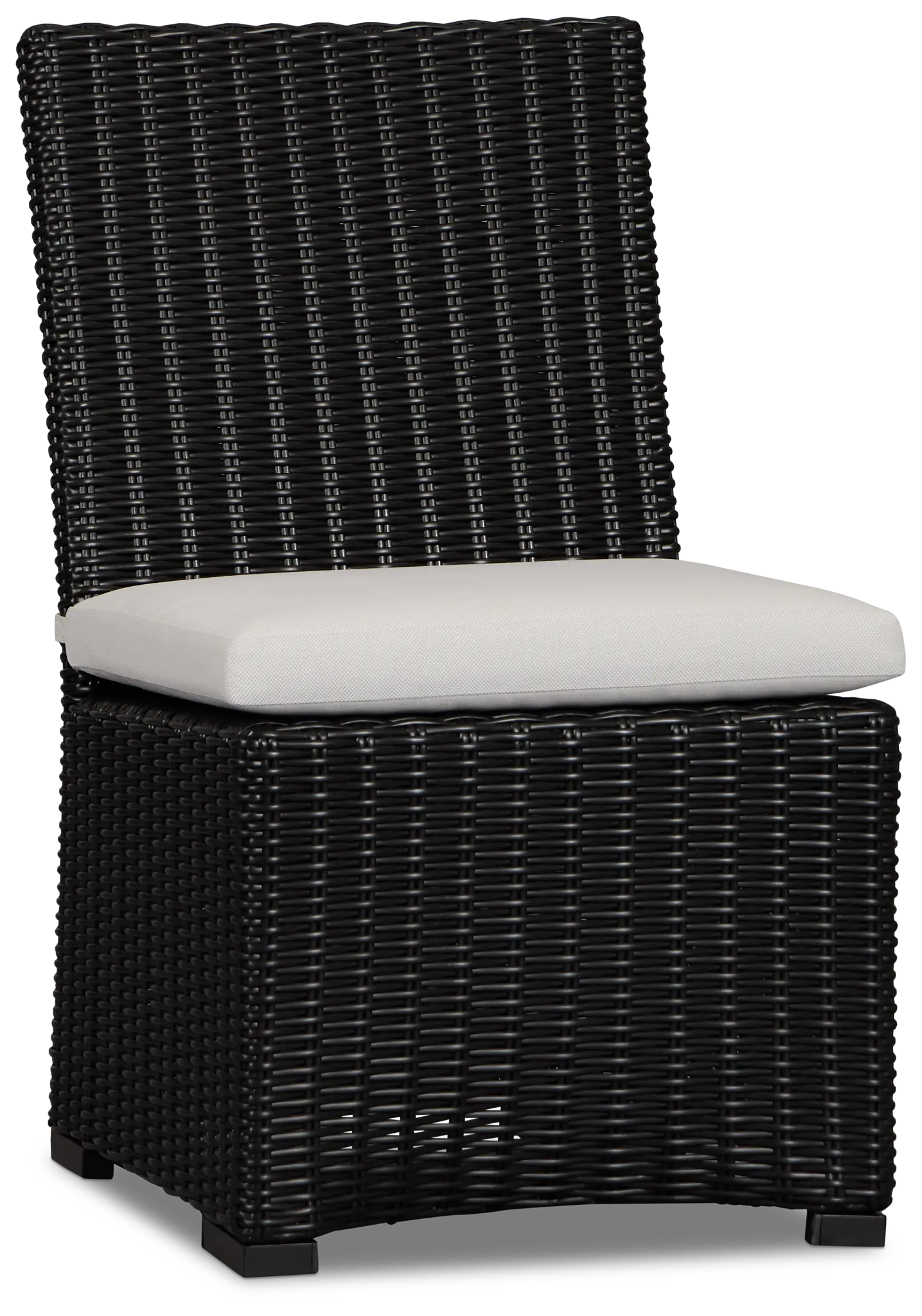 Montecito Black Cushioned Side Chair Montecito Black Cushioned Side Chair