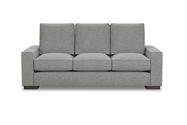 Edgewater Victory Gray 84" Sofa W/ 3 Cushions