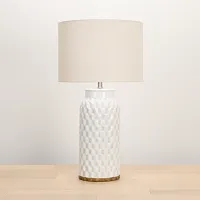 Seiter Light Beige Table Lamp