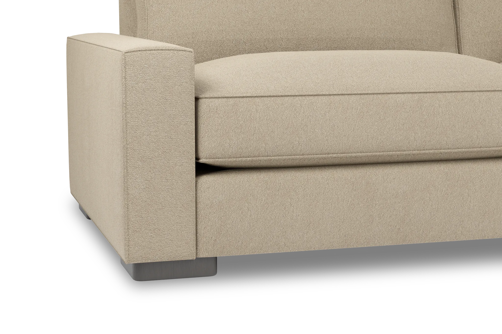 Edgewater Elite Taupe 96" Sofa W/ 2 Cushions