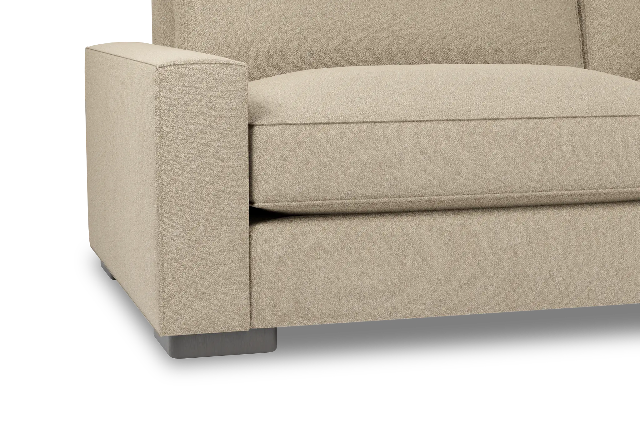 Edgewater Elite Taupe 96" Sofa W/ 2 Cushions Edgewater Elite Taupe 96" Sofa W/ 2 Cushions