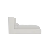 Captiva Gellar Beige 48" Upholstered Shelter Bed