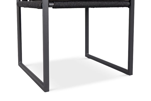 Sunrise Dark Gray Teak Arm Chair