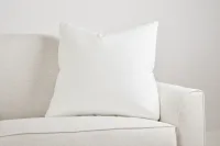 Reign White 24" Accent Pillow