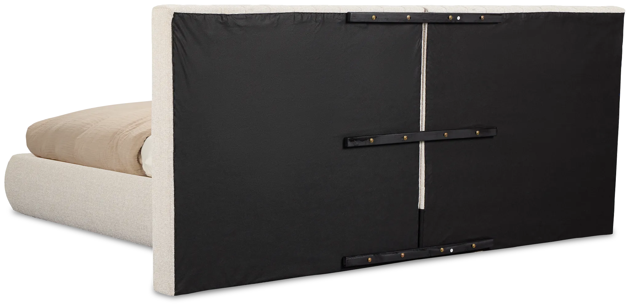 Nomad Light Beige Uph Spread Bed