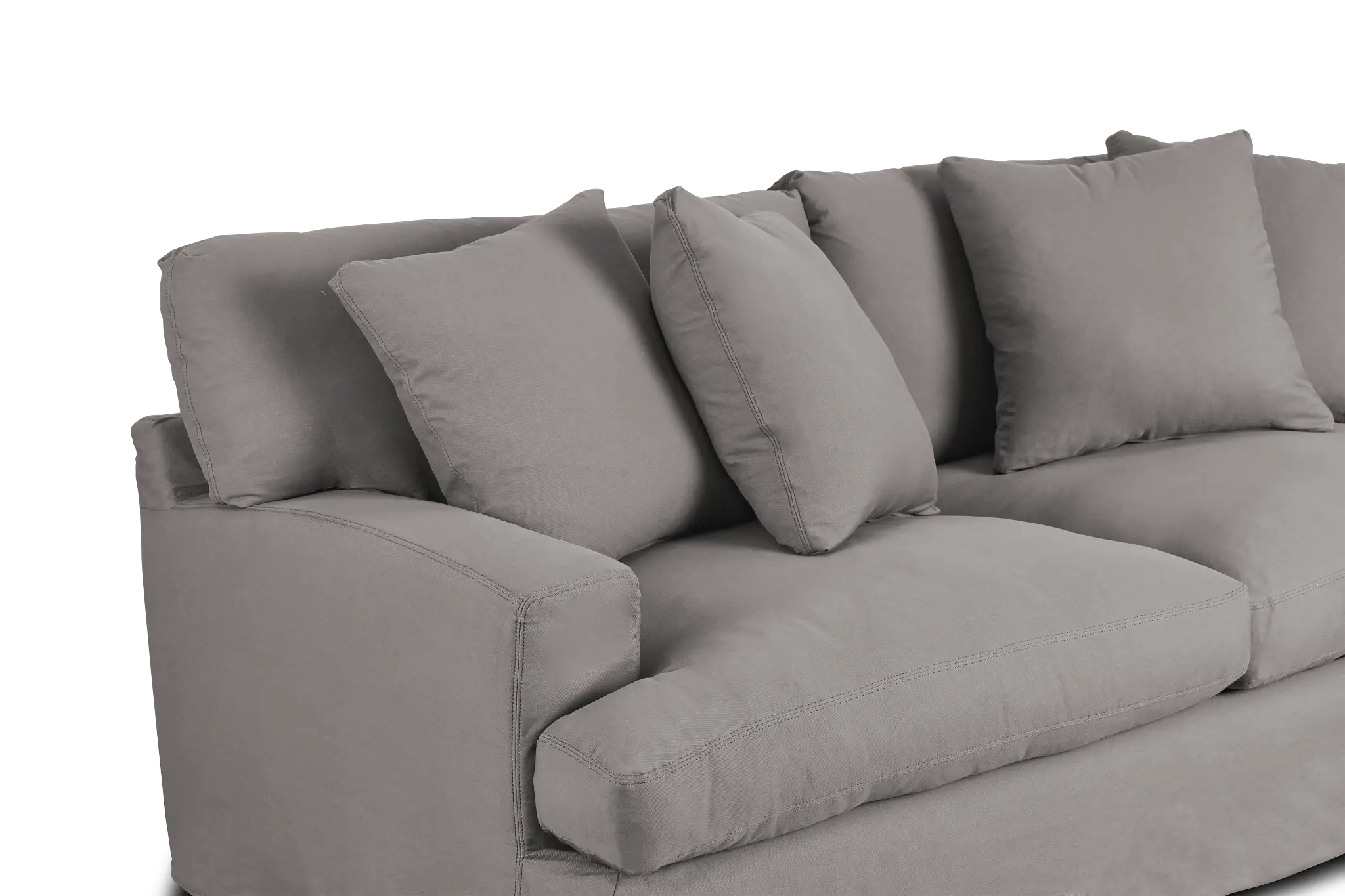 Delilah Gray Fabric Sofa Delilah Gray Fabric Sofa