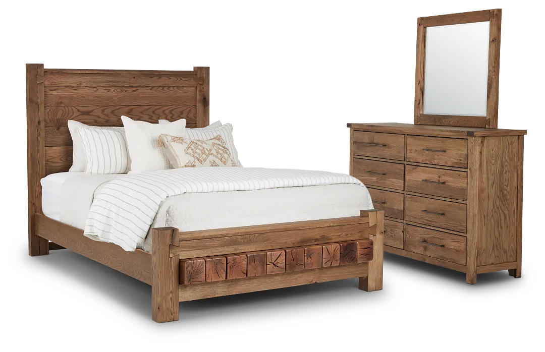 Salt Lake Mid Tone Platform Bedroom