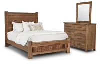Salt Lake Mid Tone Platform Bedroom