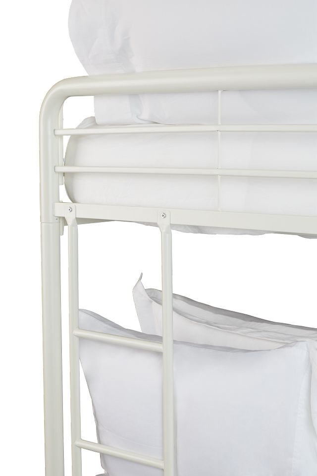 Rory White Metal Bunk Bed