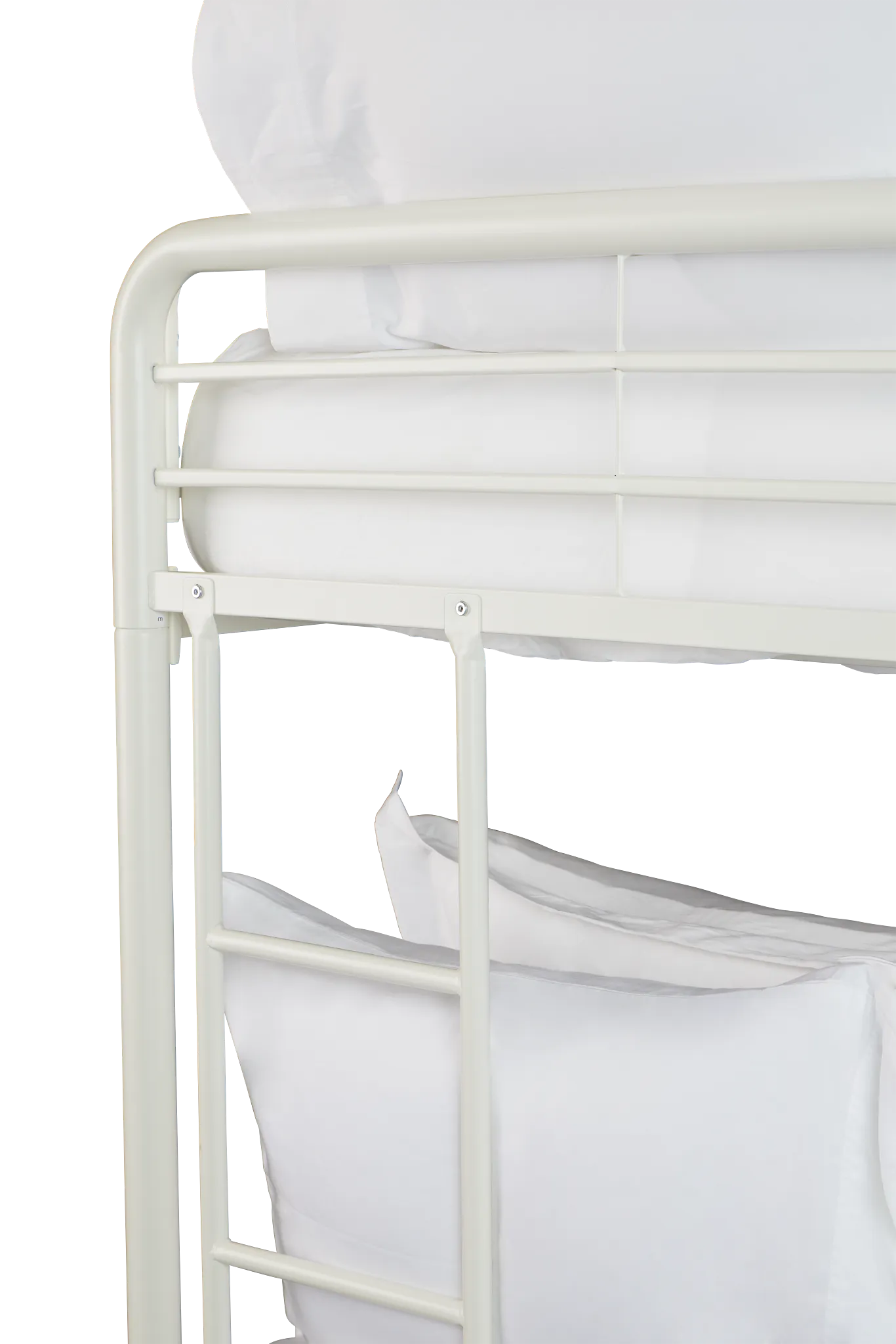 Rory White Metal Bunk Bed