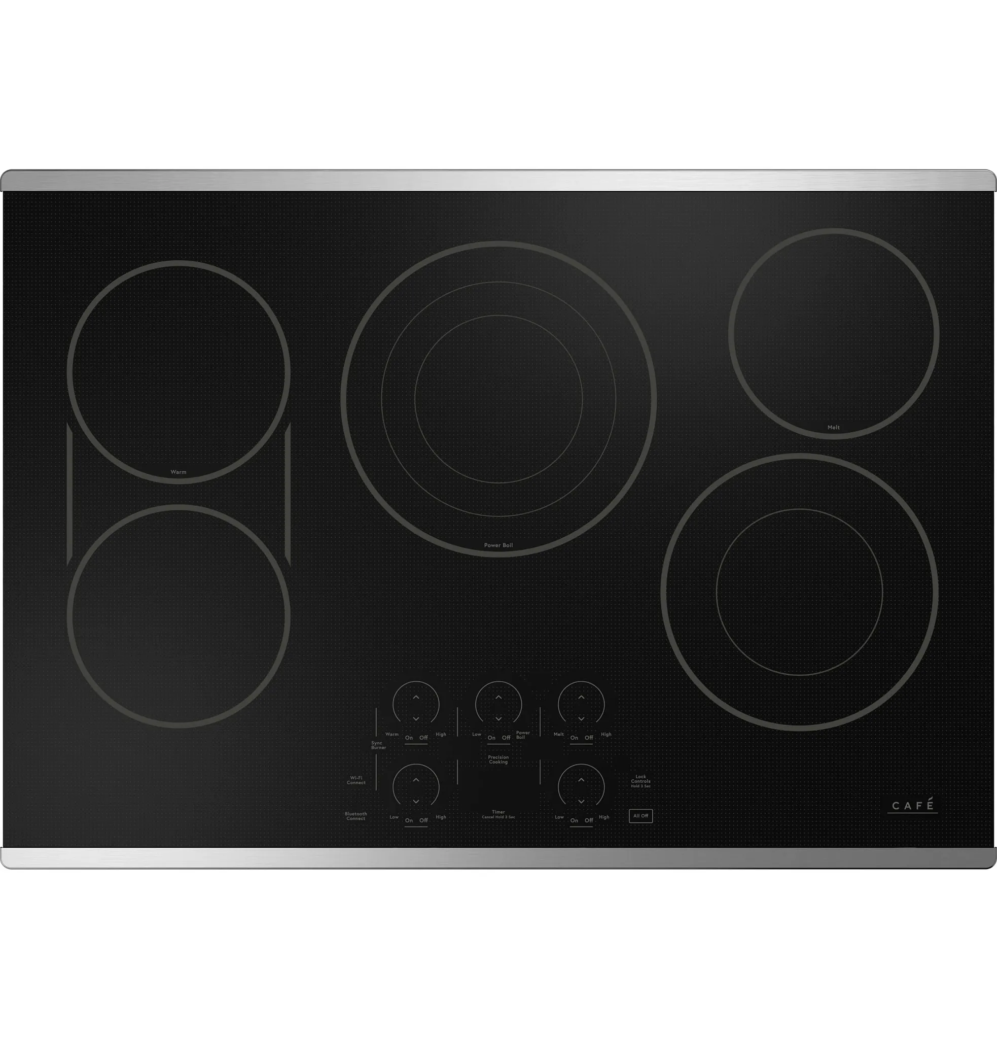 Cafe 90302 Series Stainless Steel 30" Electric Cook Top