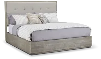 Madden Light Tone Wood Platform Storage Bed