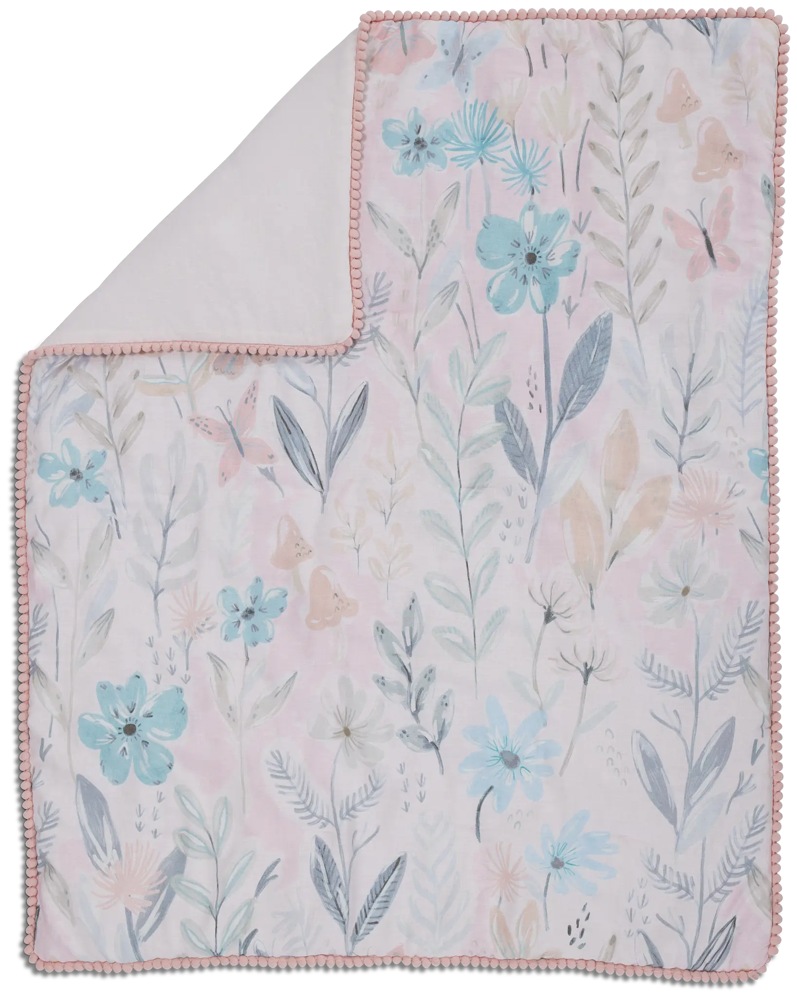 Blossom Multicolored 3 Piece Crib Bedding Set Blossom Multicolored 3 Piece Crib Bedding Set