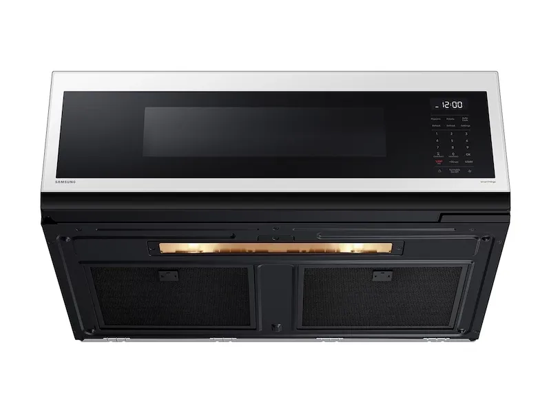 Samsung Bespoke Series White Over-the-range Microwave