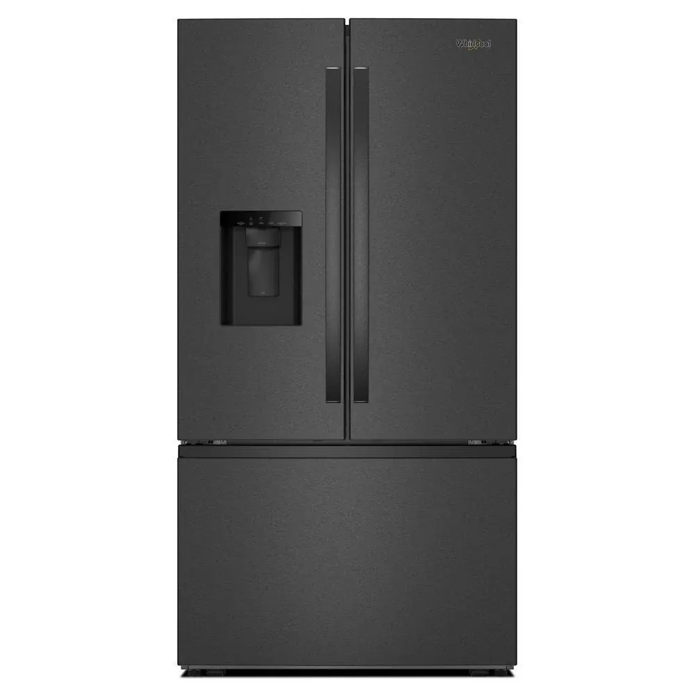 Whirlpool 3536 Series Black Stnl Steel French Door Refrigerator