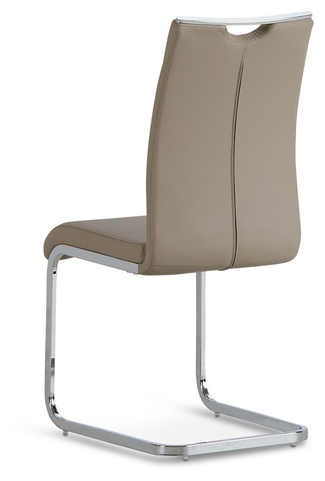 Treviso Taupe Upholstered Side Chair