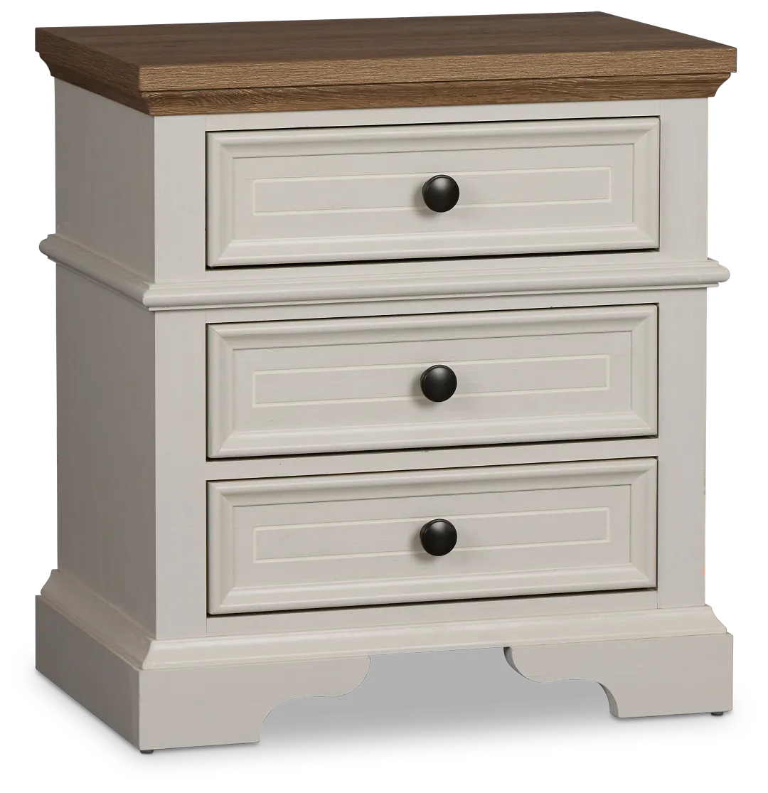 Charlotte Two-tone Nightstand