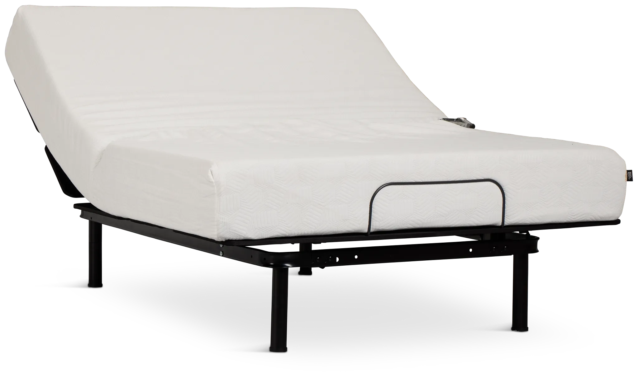 Rest & Renew By Zinus Gel Memory Foam Mattress 10" Cush Firm Slat Adjustable Mattress Set