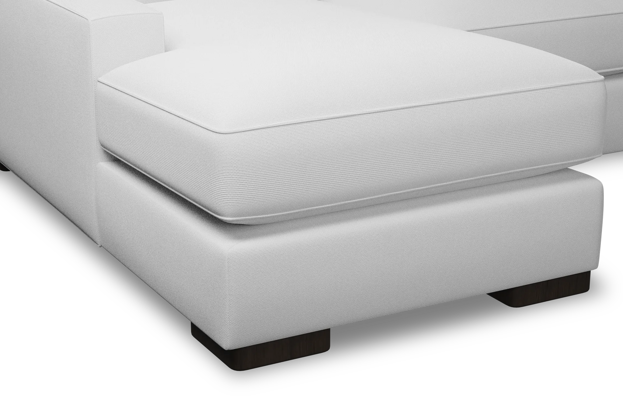 Edgewater Peyton White Left Chaise Sectional