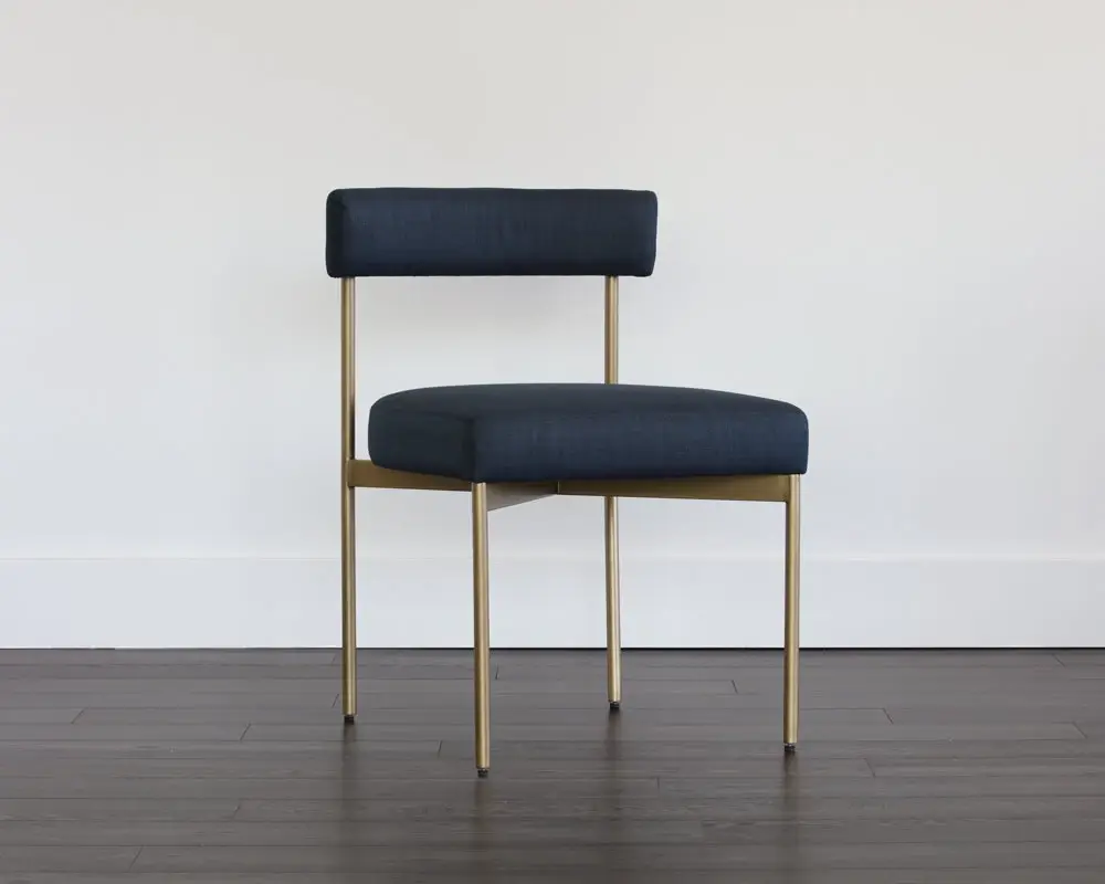 Mabel Navy Upholstered Side Chair Mabel Navy Upholstered Side Chair