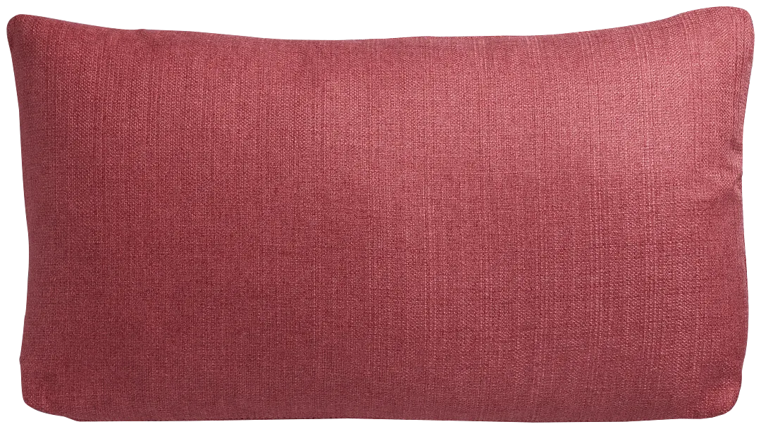 Zeke Coral Lumbar Accent Pillow
