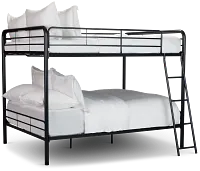 Rory Black Metal Bunk Bed