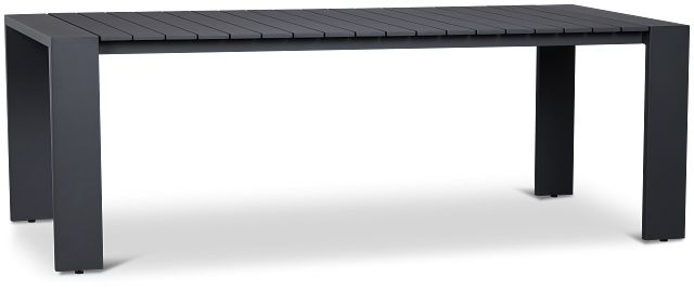 Sunrise Dark Gray 86" Rectangular Table