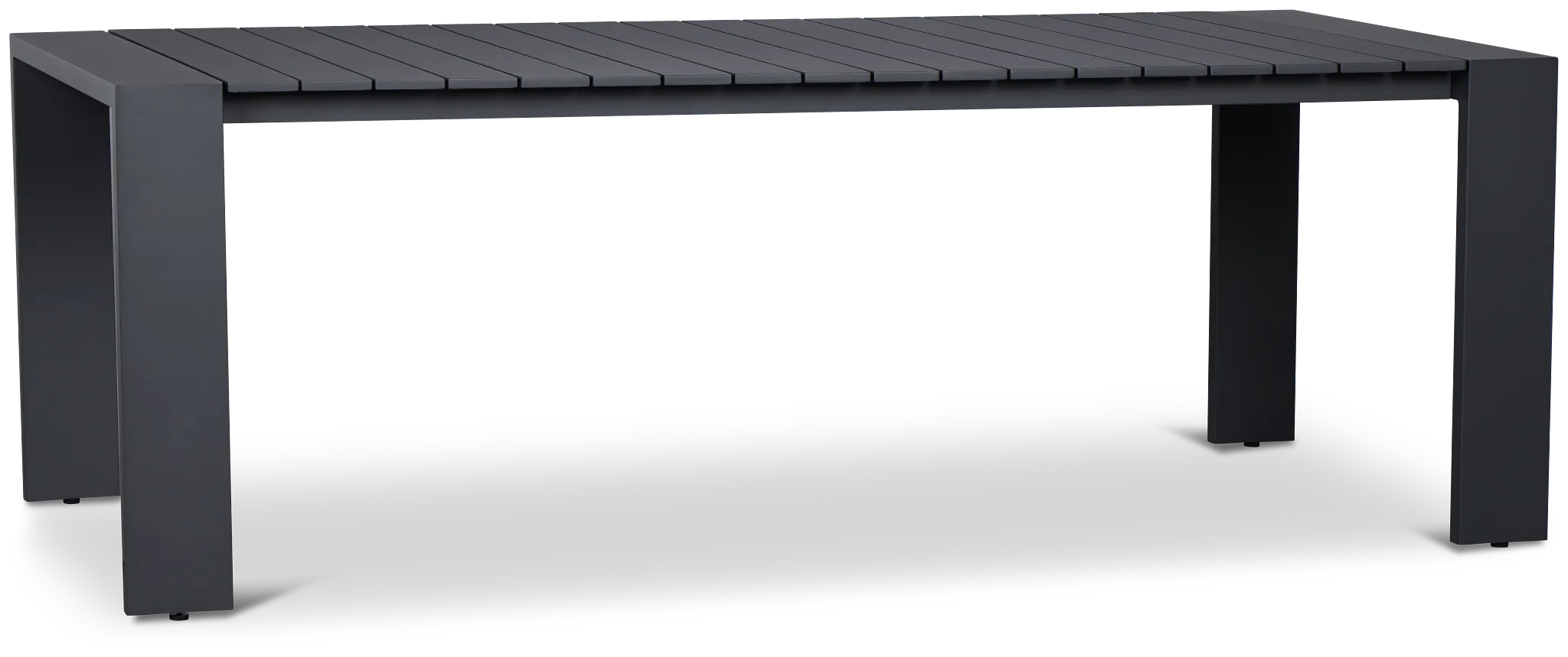 Sunrise Dark Gray 86" Rectangular Table