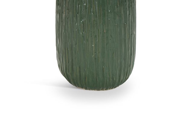 Birk Dark Green Medium Vase