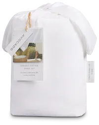 Avocado Organic White 400 Thread Sheets