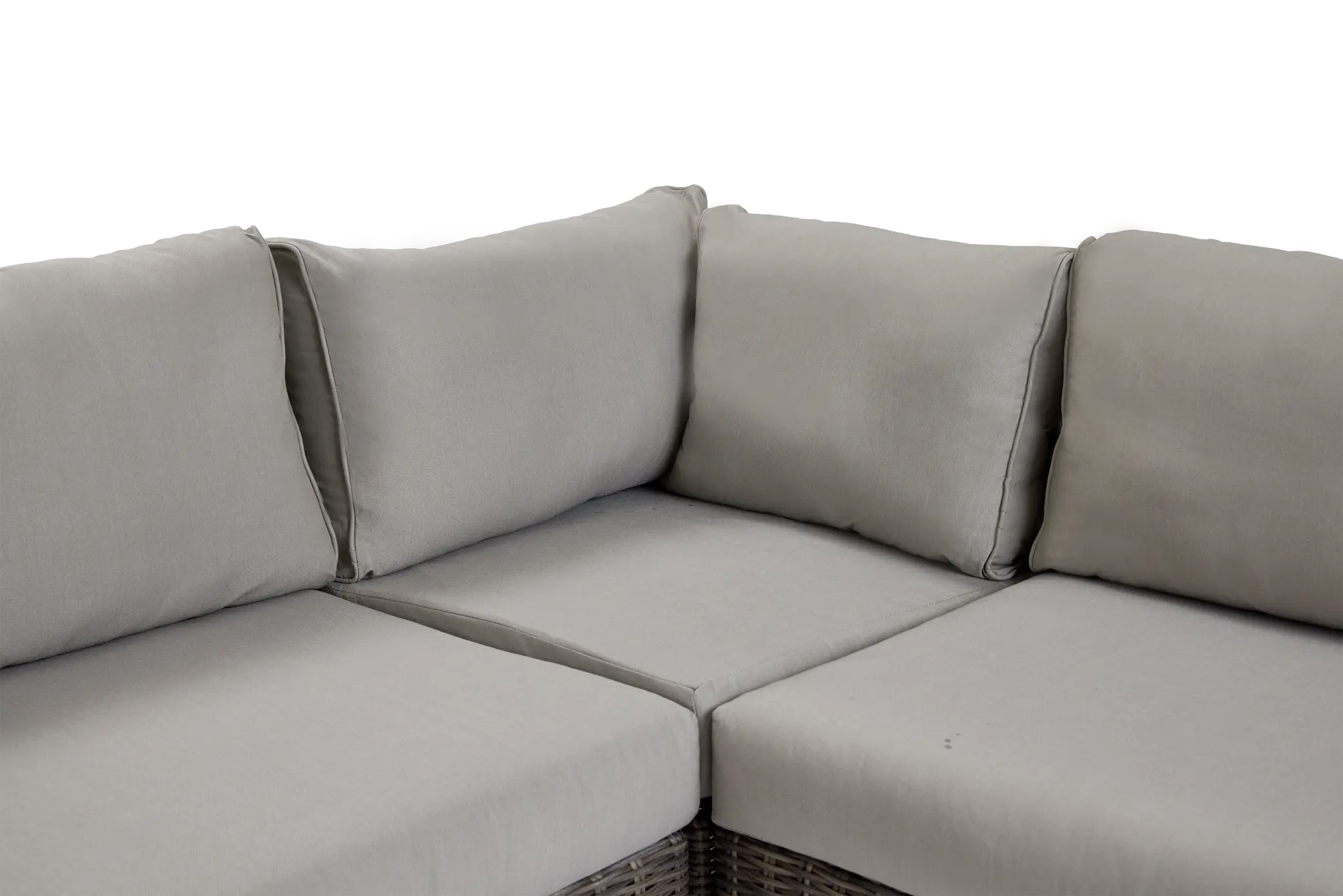 Tulum Gray Woven 4-piece Modular Sectional Tulum Gray Woven 4-piece Modular Sectional