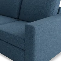 Citymod Blue Fabric 8-piece Modular Sectional