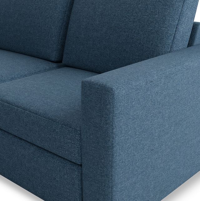 Citymod Blue Fabric 8-piece Modular Sectional