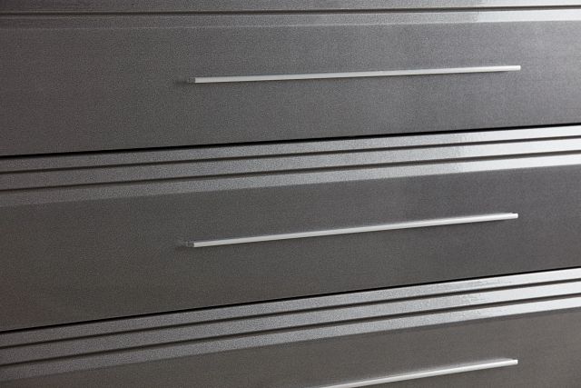 Midtown Gray Dresser & Mirror