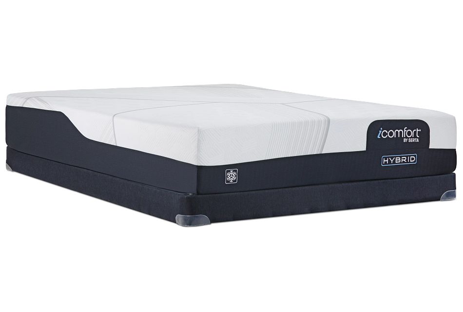 Serta Icomfort Cf1000 Medium Hybrid Low Profile Mattress Set Mattresses Low Profile Mattress Sets City Furniture