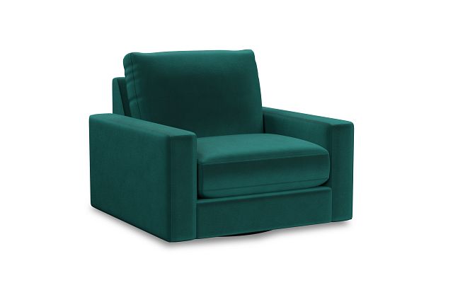 Edgewater Joya Green Swivel Chair