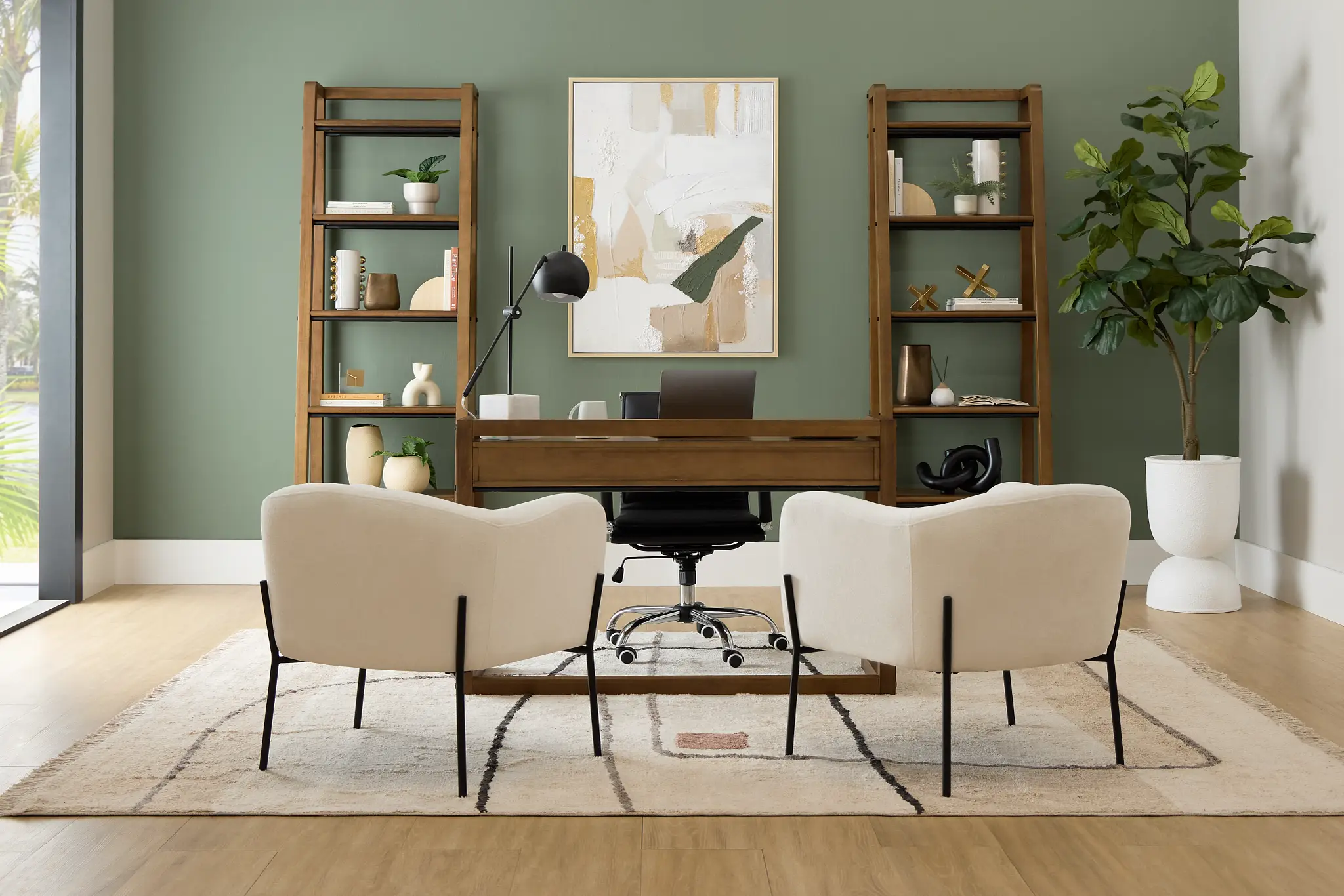 4. The Wall Office: Slim Yet Smart