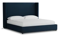 Captiva Elite Navy 60" Upholstered Shelter Bed