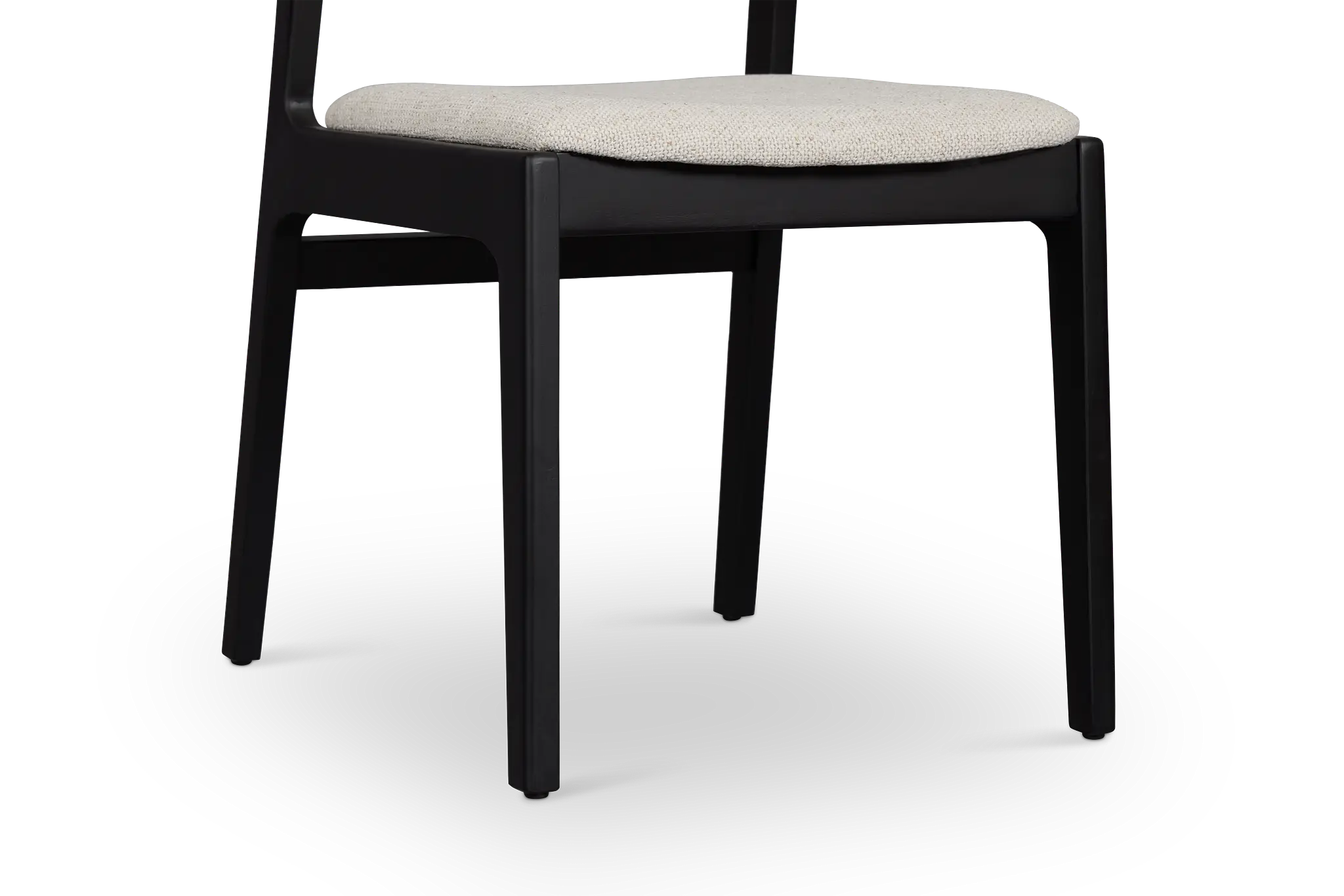 Santorini Black Upholstered Side Chair Santorini Black Upholstered Side Chair