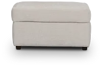 Maxie Light Beige Micro Ottoman