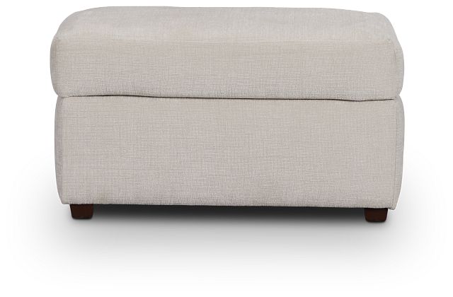 Maxie Light Beige Micro Ottoman