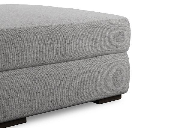 Edgewater Maguire Gray Ottoman