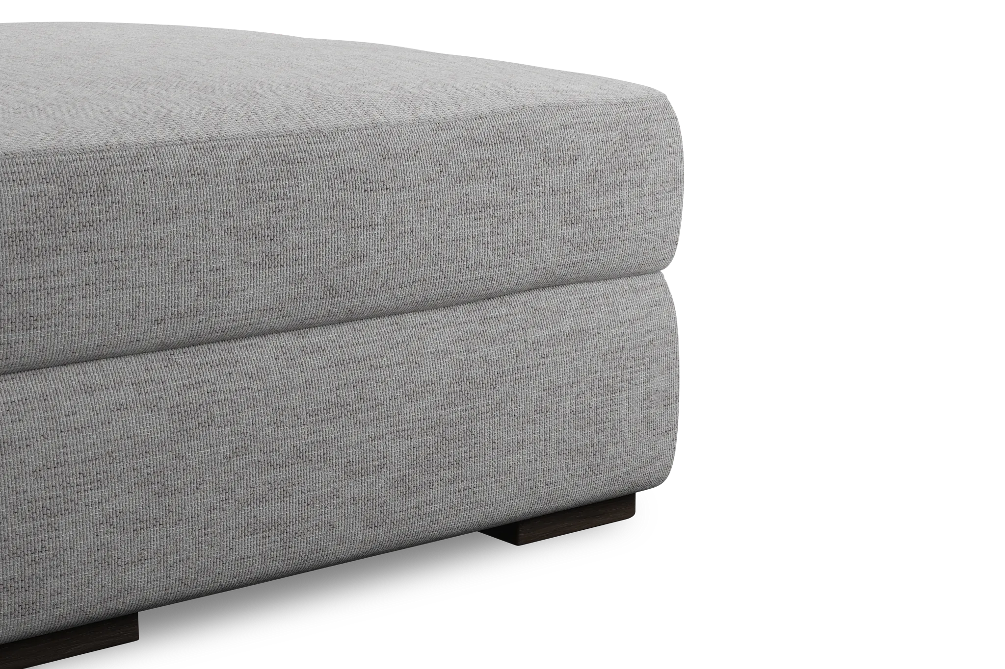 Edgewater Maguire Gray Ottoman