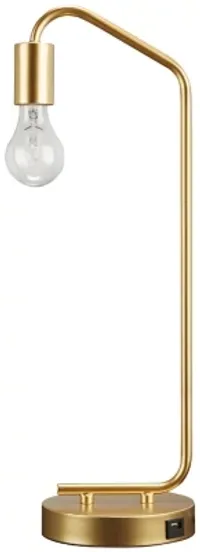 Covybend Gold Metal Desk Lamp