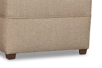Tate Brown Fabric Ottoman