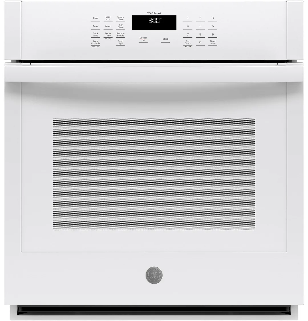 Ge 3000 Series White 27" Single Electric Oven